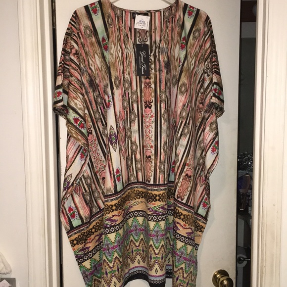 Multicolored caftan - Picture 1 of 5